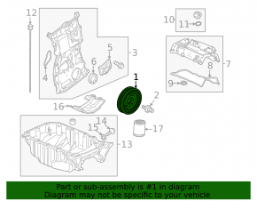Crankshaft Pulley Honda Accord 13-17 2.4