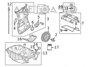 Crankshaft Pulley Honda Accord 13-17 2.4