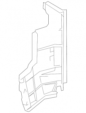 Left radiator deflector for Toyota C-HR 18-19 Turkey built