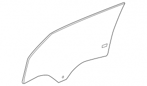 Glass door rear right Chevrolet Impala 14-20
