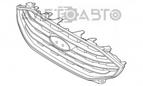 Grill grill Ford Edge 19 - under the camera