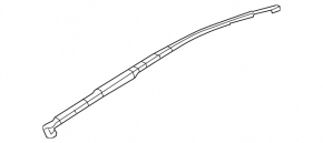 Left windshield wiper arm for Nissan Pathfinder 13-20