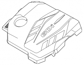 Hyundai Tucson 22-26 2.5 Engine Cover