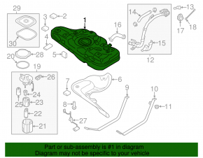 Fuel tank Hyundai Elantra AD 17-20