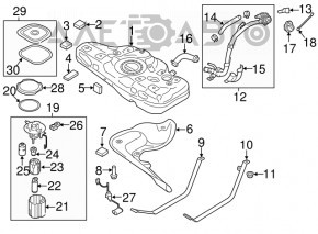 Fuel tank Hyundai Elantra AD 17-20