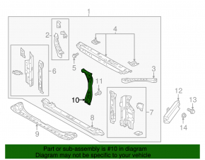 Subaru Impreza 17-23 GK Hood Lock Bar