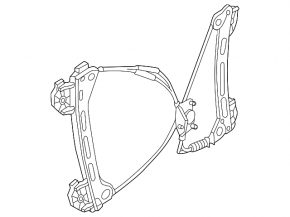 Window lift mechanism front right VW Beetle 12-14