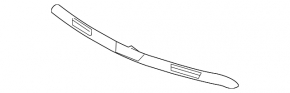 Molding front bumper central Acura MDX 17-20 rest chrome