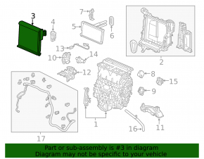 Honda CRV 23- HEV Evaporator