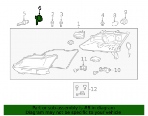 Ignition unit for Lexus GS350 GS450h 13-15 prerest