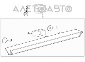 Brake light Toyota Highlander 20-