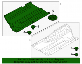 Front right underbody protection Hyundai Sonata 20-23