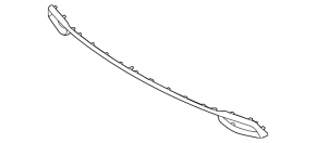 Rear bumper center molding for Kia Seltos 2021-23