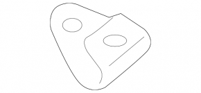 Central left wing bracket Audi Q5 8R 09-17 small