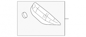 Rear fender molding trim rear right Buick Encore 13-19