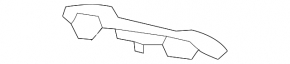 Front bumper mount right Mercedes C-class W205 300/350e 15-18