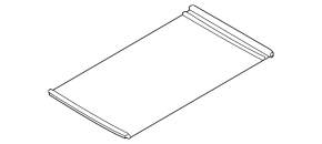 Sunroof curtain Ford Explorer 11-15 black