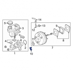 Ford Escape MK3 13- Vacuum Booster Pressure Sensor