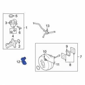 Ford Escape MK3 13- Vacuum Booster Pressure Sensor