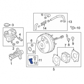 Ford Escape MK3 13- Vacuum Booster Pressure Sensor