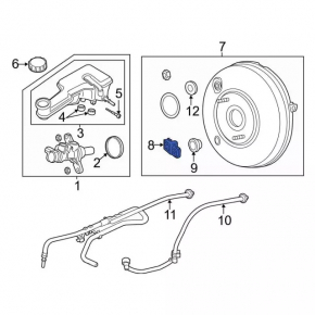 Ford Escape MK3 13- Vacuum Booster Pressure Sensor