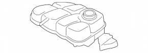 Expansion tank cooling Lincoln MKC 15- without cap