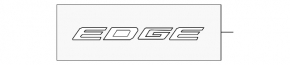 Emblem inscription EDGE tailgate Ford Edge 15-18
