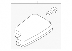 Mazda CX-5 13-16 Underhood Fuse Box Cover