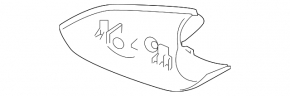 Lincoln Corsair 20-26 lower left side mirror cover, under turn signal, under camera