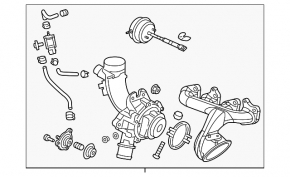 Turbo with manifold Buick Encore 13-19