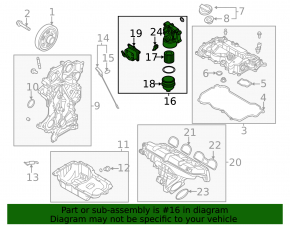 Kia K5 21-24 1.6T Oil Filter Housing Cover