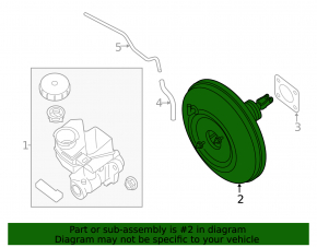 Nissan Altima 13-15 Vacuum Booster