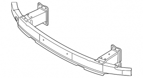 Front bumper reinforcement Audi A6 C8 19-