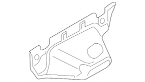 Metal wiper blade tray for Audi A6 C8 19-24 3.0T