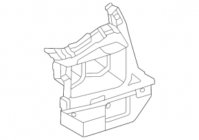 Rear bumper mount, right inner, BMW 4 G22 G26 21-25 M package
