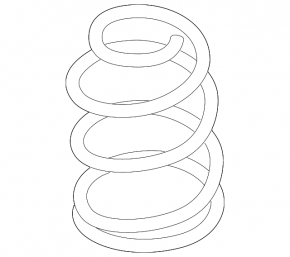 Rear right spring Nissan Kicks 18-24