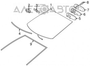 Windshield Toyota Prius 30 10-11 APTECH