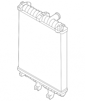 Additional cooling radiator right Audi Q7 4L 10-15