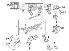 Steering Angle Sensor Toyota Avalon 05-12
