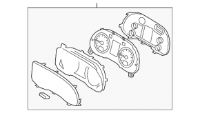 Instrument cluster Hyundai Kona 19 2.0