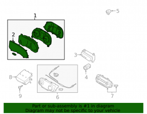 Instrument cluster Hyundai Kona 19 2.0