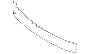 Mercedes A-class V177 19-22 front bumper reinforcement
