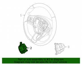 Right steering wheel controls for the 2021-2023 Ford Mustang Mach-E