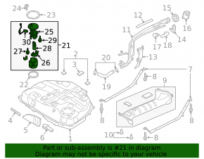 Fuel pump petrol pump Mazda CX-9 16-23 broken nipple