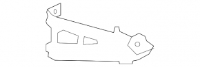 Rear intake manifold bracket for BMW X5 G05 19-23