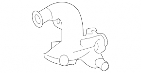 Metal water hose for Lexus RX300 RX330 04-06