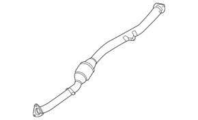Intake pipe with catalytic converter Subaru XV Crosstrek 13-15