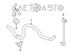 Front stabilizer Lexus RX350 RX450h 10-15 FWD