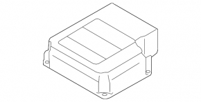 SRS airbag module airbag computer Audi Q7 4L 10-15