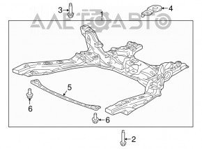 Front Subframe Strut Honda CRV 17-22